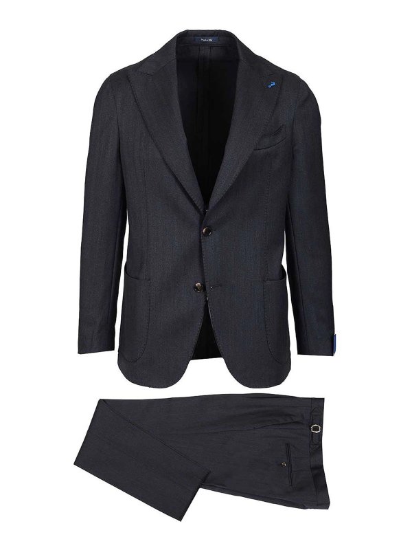 GUARINUCCI: フォーマルスーツ - フォーマルスーツ - ブルー