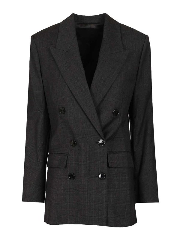 ISABEL MARANT: テーラードジャケット - テーラードジャケット - グレー