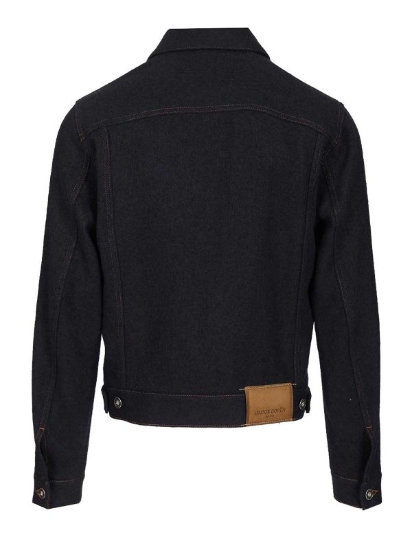 JACOB COHEN: casual jackets online - Wool Trucker Jacket