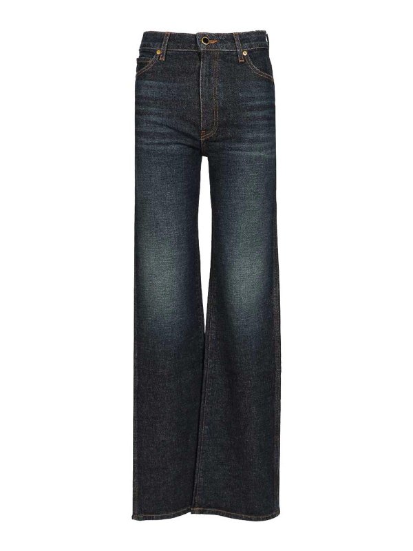 KHAITE: ストレートジーンズ - ストレートジーンズ - ブルー