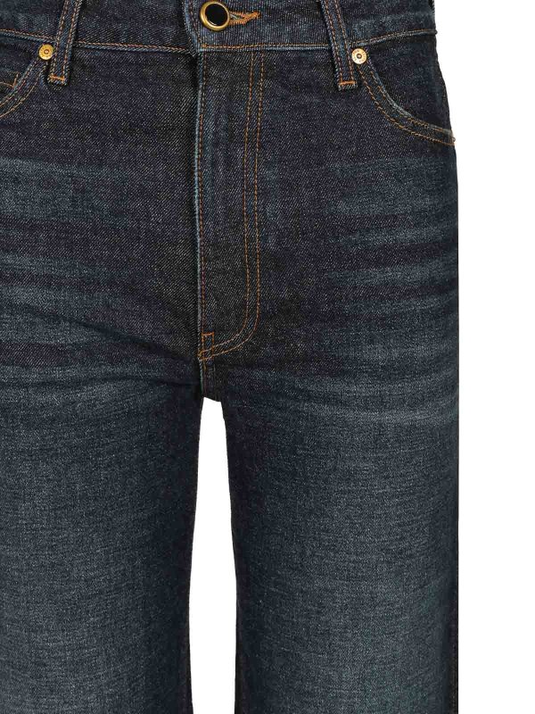 ストレートジーンズ - ブルー shop online: KHAITE