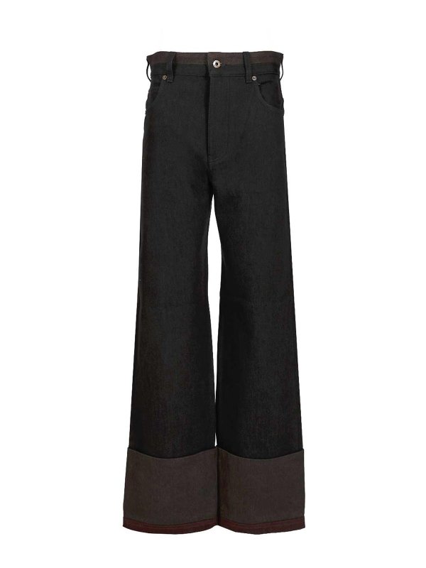 LOEWE: Jeans Rectos - Vaqueros Rectos - Negro