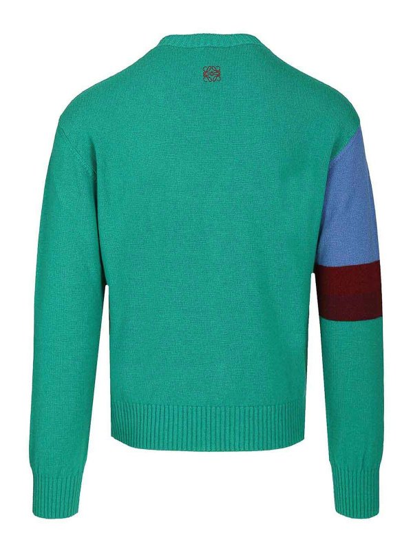 LOEWE: Strickpullover mit Rundhalsausschnitt online - Rundhalspullover - Bunt