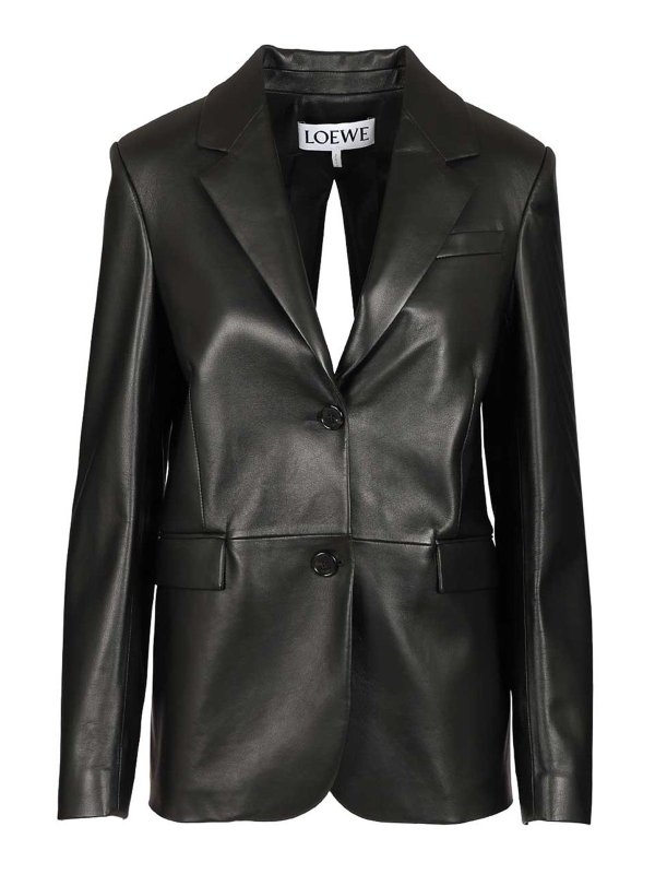 LOEWE: leather jacket - Lambskin Nappa Jacket