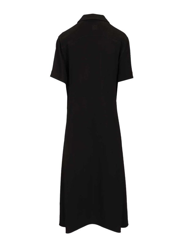 LOEWE: Knielange Kleider online - Knielanges Kleid - Schwarz