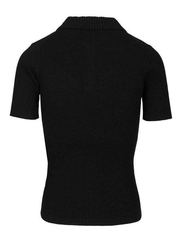 MAISON KITSUNÉ: polo shirts online - Wool And Cotton Polo Shirt