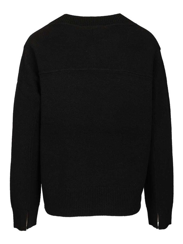 MAISON KITSUNÉ: クルーネック online - クルーネック - 黒