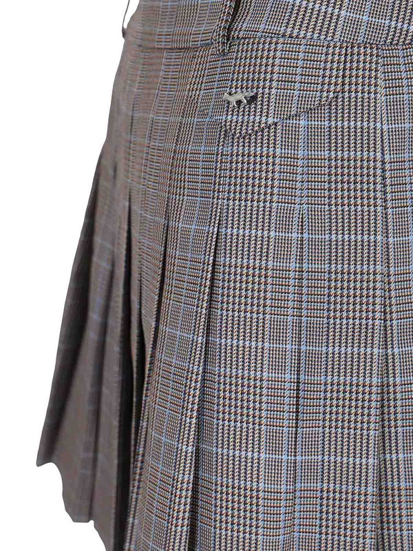 ミニスカート - グレー shop online: MAISON KITSUNÉ