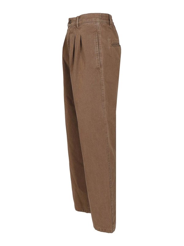 The Best Shops ISABEL MARANT: カジュアルトラウザー - カジュアルパンツ - ブラウン