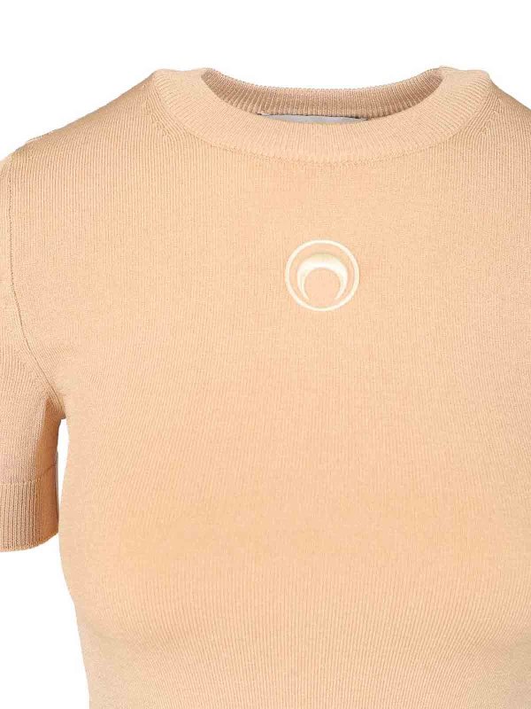 The Best Shops MARINE SERRE: トップス＆タンクトップ - トップ/タンクトップ - ベージュ