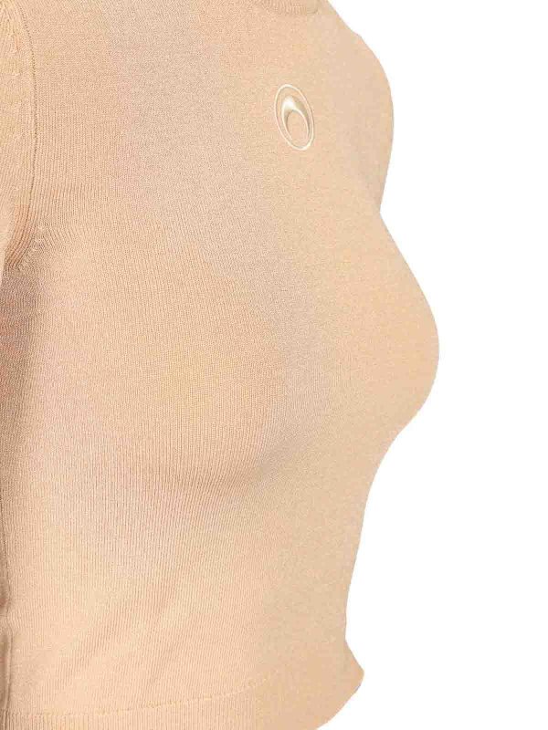 トップ/タンクトップ - ベージュ shop online: MARINE SERRE