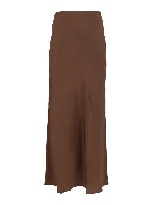 MATTEAU: Knielange und Midi Röcke - Midirock - Braun