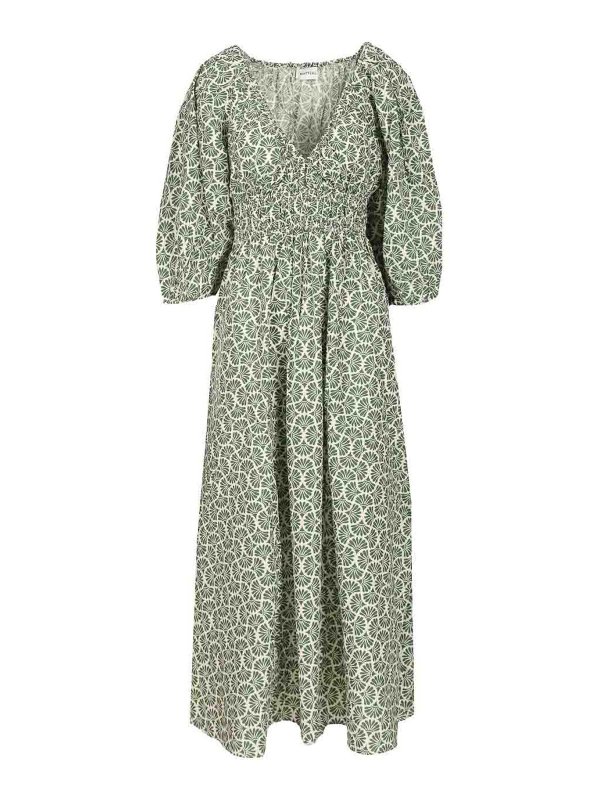 MATTEAU: ニーレングスドレス - 膝丈ドレス - 緑