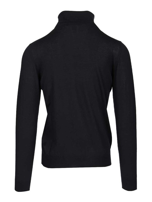 MAURO OTTAVIANI: Col roulé & Col polo online - Pull Col Roulé - Bleu