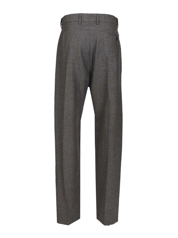 MM6 MAISON MARGIELA: テーラードトラウザー online - テーラードパンツ - グレー