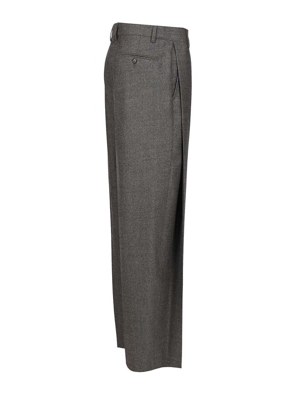 The Best Shops MM6 MAISON MARGIELA: テーラードトラウザー - テーラードパンツ - グレー
