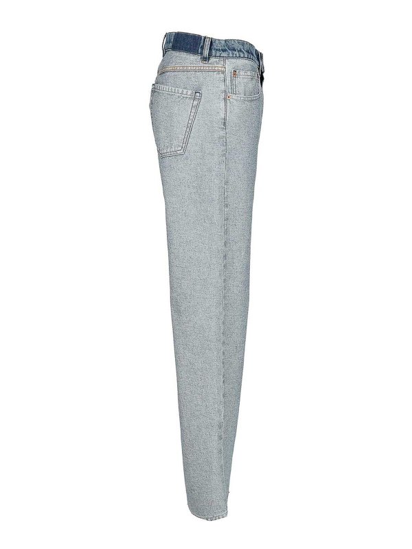 The Best Shops MM6 MAISON MARGIELA: straight leg jeans - Straight Leg Denim Jeans
