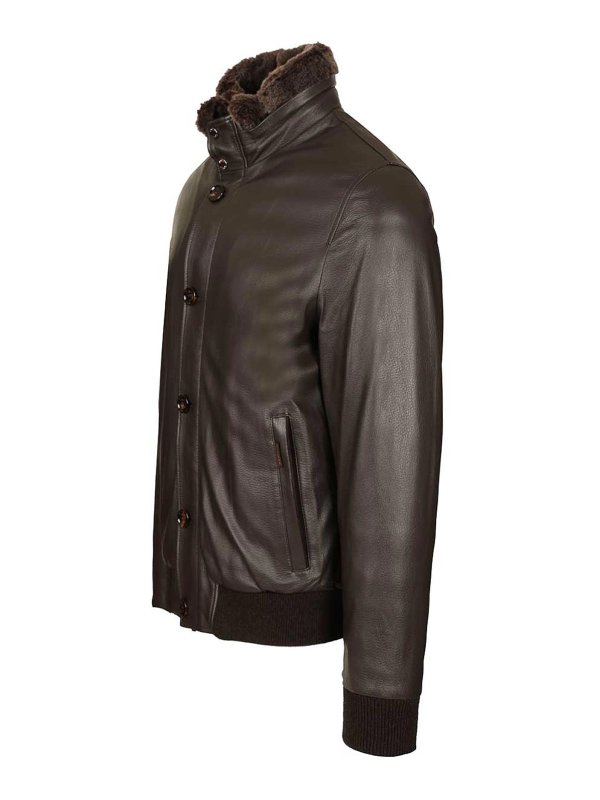The Best Shops MOORER: bombers - Padded Bomber Jacket