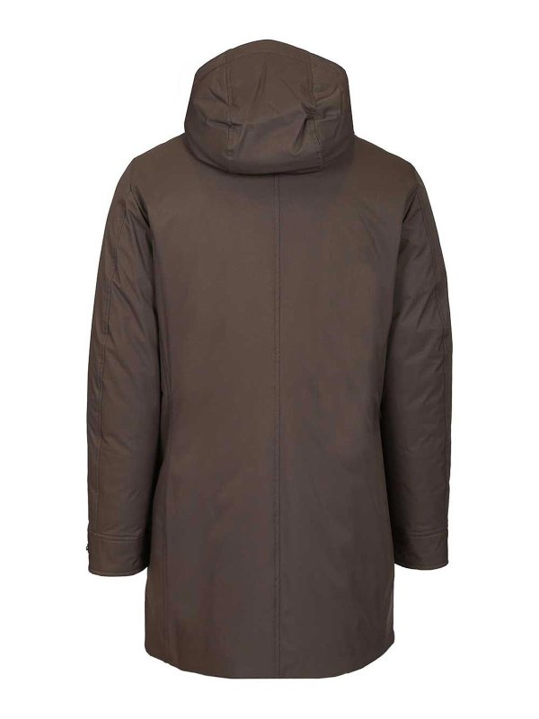 MOORER: padded jackets online - Vermont-Ads Long Down Jacket