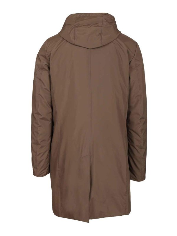 MOORER: padded coats online - Smooth Coat