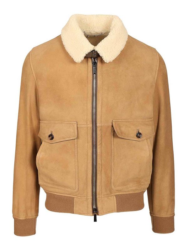 MOORER: bombers - Padded Bomber Jacket