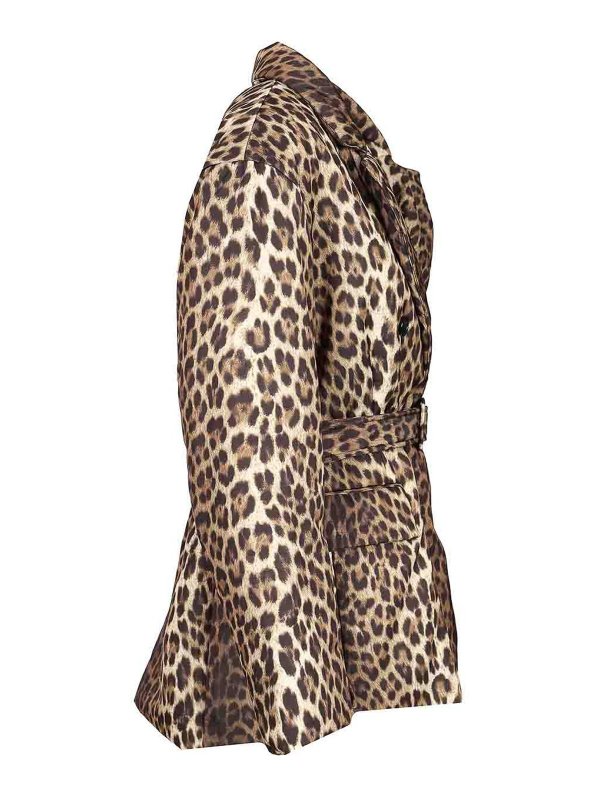 The Best Shops P.A.R.O.S.H.: casual jackets - Double-Breasted Animalier Jacket