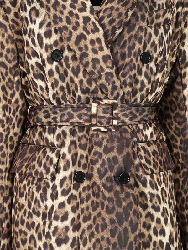 P.A.R.O.S.H. buy online Double-Breasted Animalier Jacket