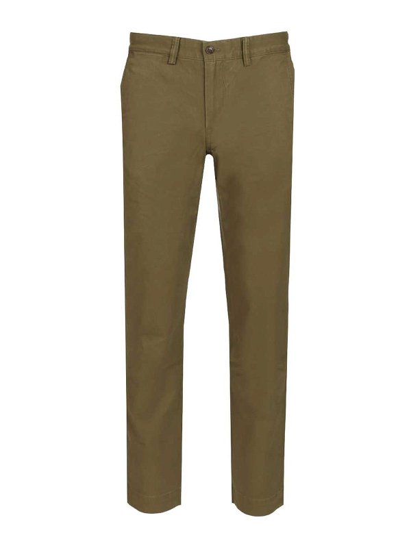 POLO RALPH LAUREN: カジュアルトラウザー - カジュアルパンツ - 緑