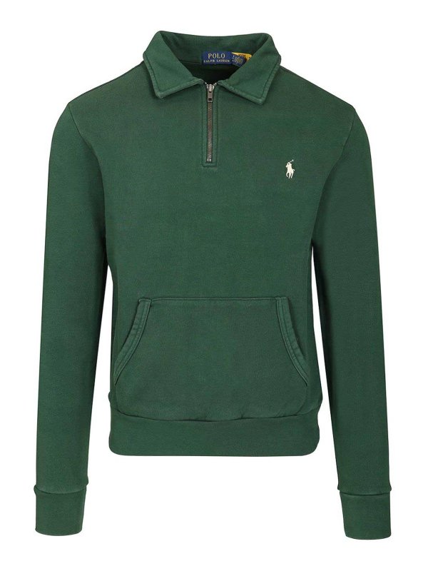 POLO RALPH LAUREN: スウェット＆セーター - スウェットシャツ/セーター - 緑