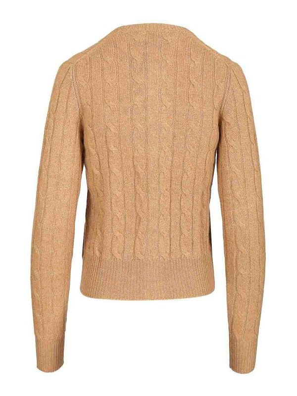 POLO RALPH LAUREN: cardigans online - Cashmere Cable Knit Cardigan