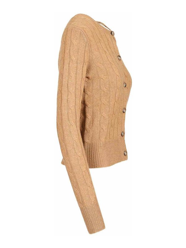 The Best Shops POLO RALPH LAUREN: cardigans - Cashmere Cable Knit Cardigan