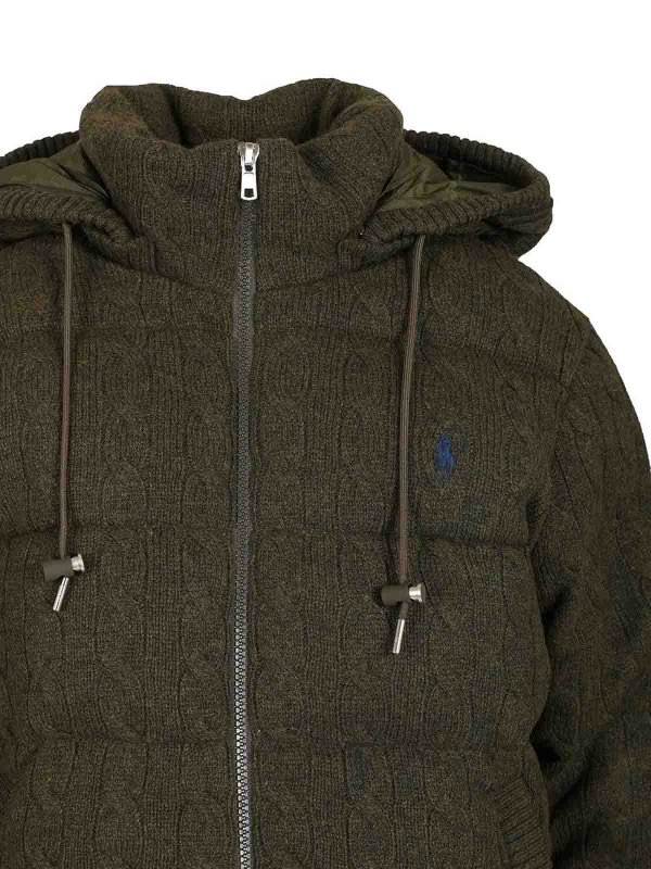 Cashmere And Wool Down Jacket shop online: POLO RALPH LAUREN