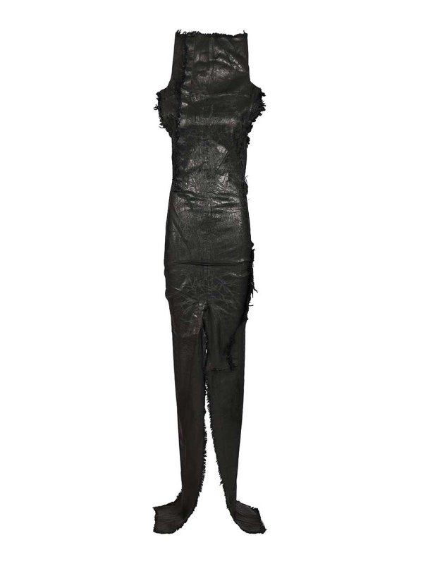 RICK OWENS: マキシドレス - マキシドレス - 黒
