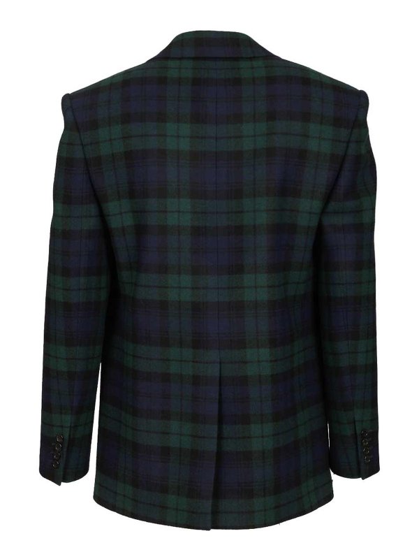 SAINT LAURENT: casual jackets online - Tartan Jacket