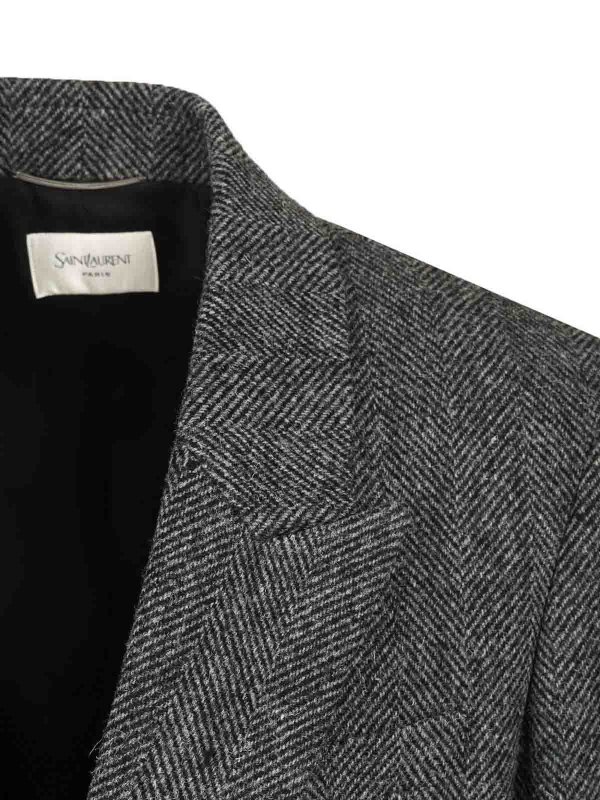 Worsted Wool Jacket shop online: SAINT LAURENT