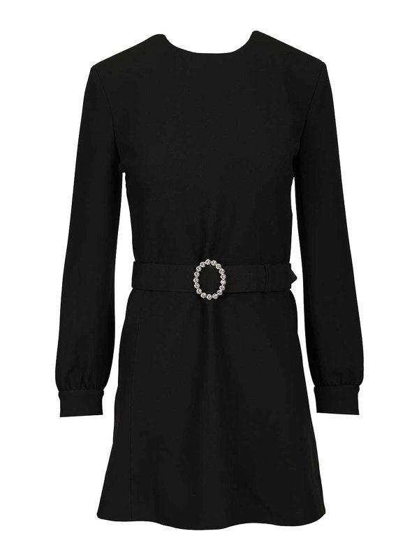 SAINT LAURENT: short dresses - Mini Dress In Sable