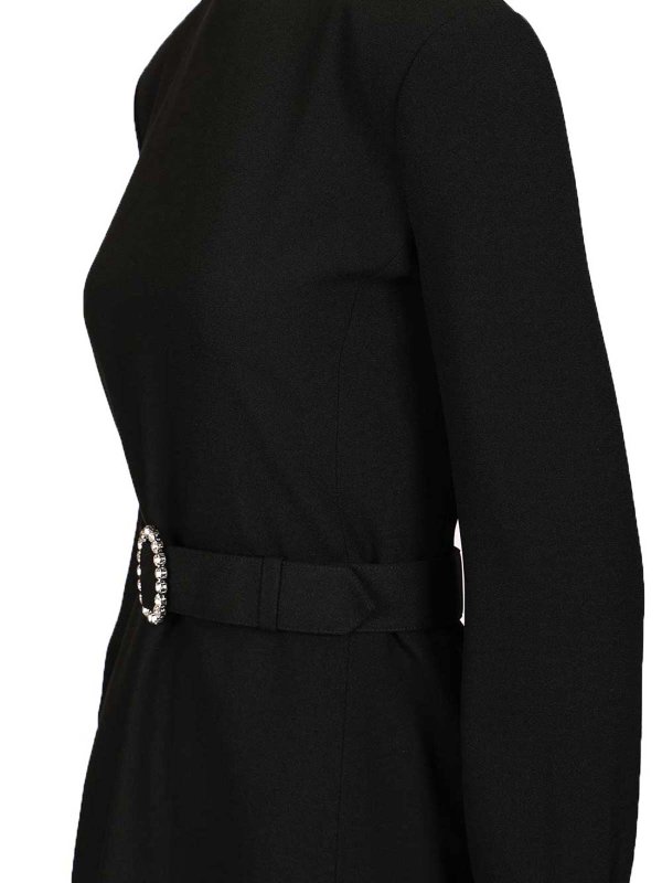 The Best Shops SAINT LAURENT: short dresses - Mini Dress In Sable