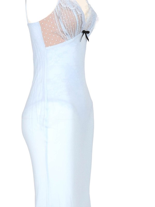 The Best Shops Self Portrait: Maxikleider - Maxikleid - Hellblau