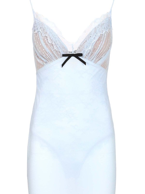 Maxikleid - Hellblau shop online: Self Portrait