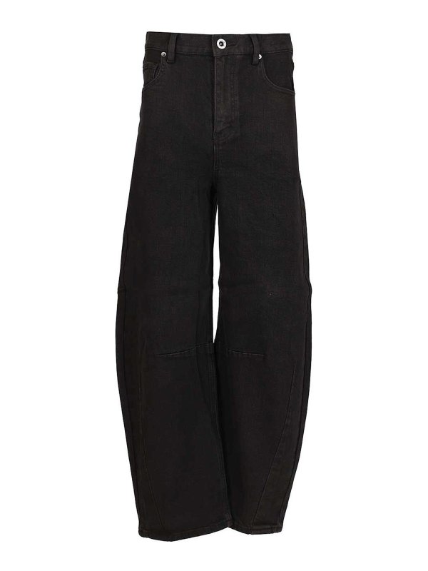 Self Portrait: Jeans Rectos - Vaqueros Rectos - Barrel