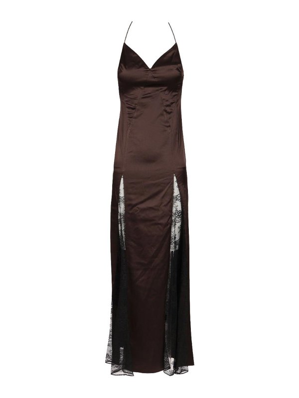 STAUD: knee length dresses - Trinity Slip Dress