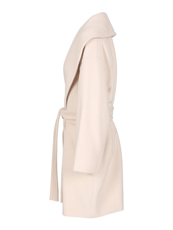 The Best Shops MAX MARA STUDIO: Abrigos semilargos - Abrigo Midi - Blanco