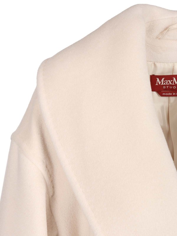 Abrigo Midi - Blanco shop online: MAX MARA STUDIO