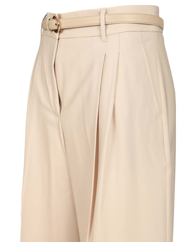 カジュアルパンツ - 白 shop online: MAX MARA STUDIO