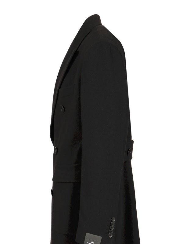 The Best Shops TAGLIATORE: knee length coats - London Double-Breasted Coat