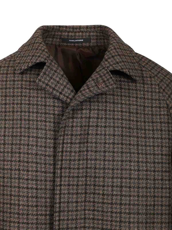 膝丈コート - ブラウン shop online: TAGLIATORE