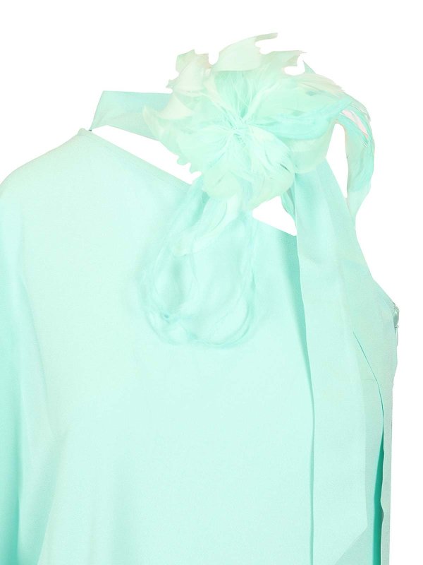 膝丈ドレス - ライトブルー shop online: TALLER MARMO