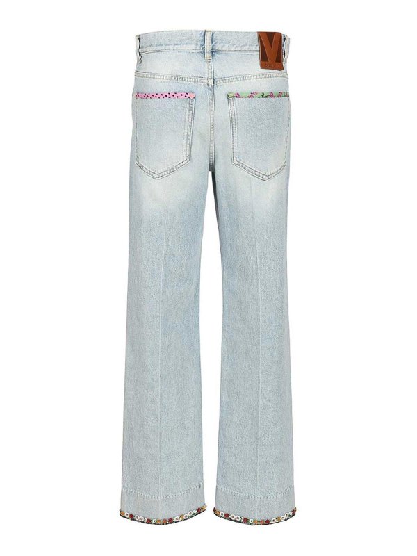 VALENTINO GARAVANI: ストレートジーンズ online - ストレートジーンズ - ブルー