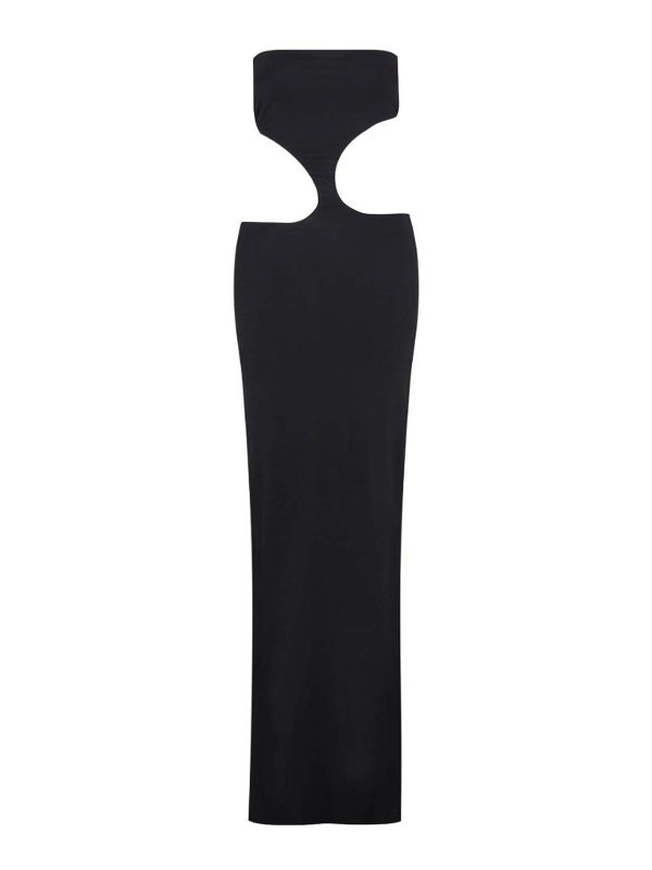 LOUISA BALLOU: ニーレングスドレス - 膝丈ドレス - 黒