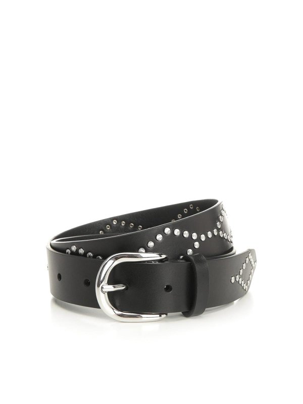 ISABEL MARANT: Cinturones - Cinturón - Negro